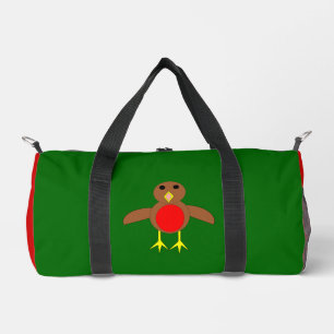 Christmas Robin Duffle Bag