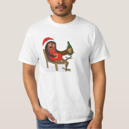 Christmas Robin laid back T-Shirt