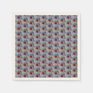 Christmas Robin Paper Serviette
