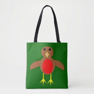 Christmas Robin Tote Bag Tasche