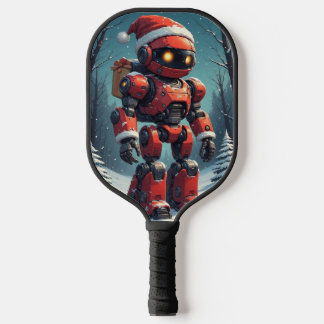 Christmas Robot  Pickleball Schläger