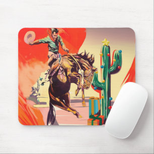 Christmas Rodeo Mousepad
