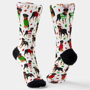 Christmas Rottweiler Socken
