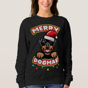 Christmas Rottweiler Sweatshirt