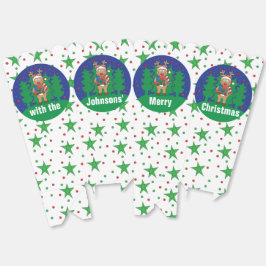 Christmas Rudolph Favor Box Geschenkschachtel