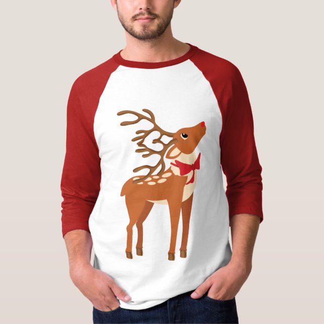 Christmas Rudolph T-Shirt (Vorderseite)
