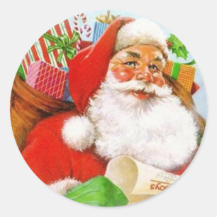CHRISTMAS RUNDER AUFKLEBER