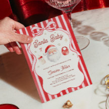 Christmas Santa Baby Baby Shower