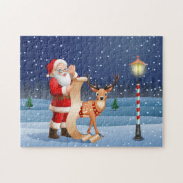 Christmas Santa Claus And Reindeer Holidays |
