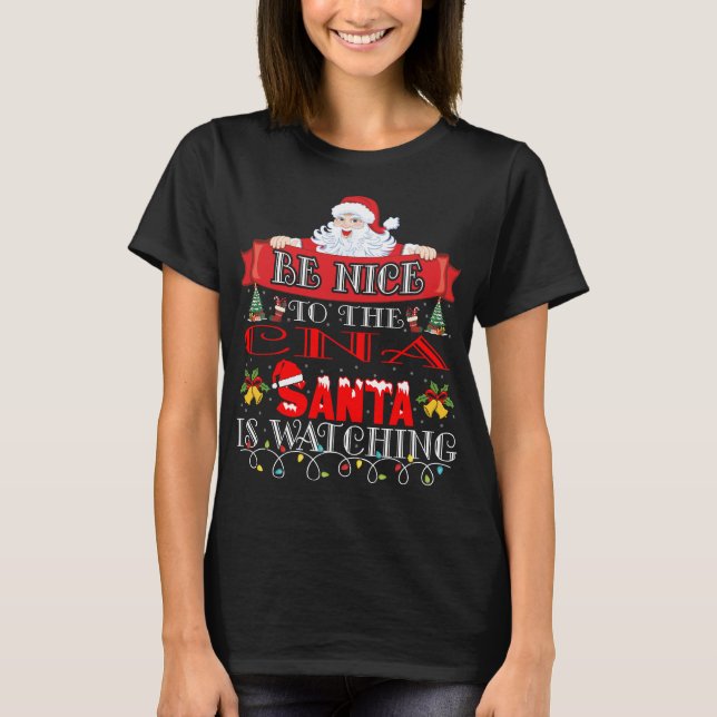 Christmas Santa Claus CNA Gift  T-Shirt (Vorderseite)