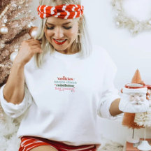 Christmas Santa Claus, Mistletoe, Hot Cocoa Quote