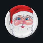 CHRISTMAS SANTA CLAUS PAPPTELLER<br><div class="desc">Hier ist das alte Saint-Nick mit einem Augenzwinkern Internationaler Künstler Jo-Ann N Hayden</div>