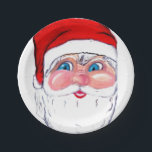 CHRISTMAS SANTA CLAUS PAPPTELLER<br><div class="desc">Hier ist das alte Saint-Nick mit einem Augenzwinkern Internationaler Künstler Jo-Ann N Hayden</div>