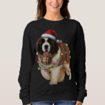 Christmas Santa Dog, St. Bernard, Saint Xmas, Dog Sweatshirt<br><div class="desc">Christmas Santa Dog,  St. Bernard,  Saint Xmas,  Dog Lover</div>