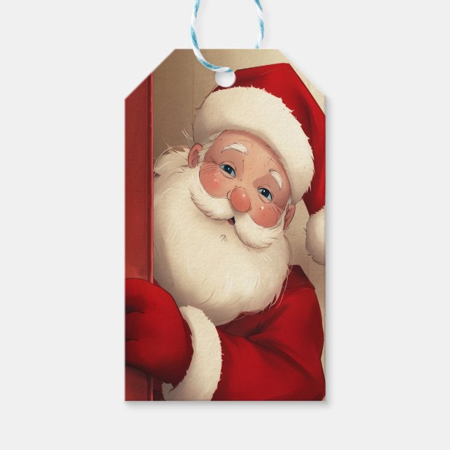 Christmas Santa Geschenkanhänger (Vorderseite)