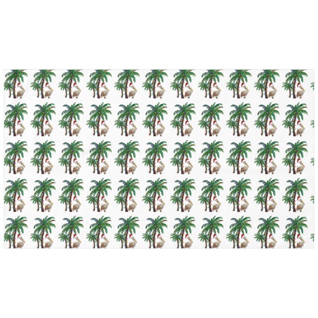 Christmas Santa pelican Holiday tablecloths Tischdecke (Vorderseite (Horizontal))