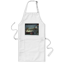 Christmas Santa Reindeer Parade Apron Lange Schürze