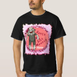 Christmas Santa Sock Monkey T-Shirt<br><div class="desc">Santa Sock Monkey T - Shirt von ArtMuvz Illustration.</div>