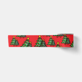 Christmas Satin Red Ribbon Satinband