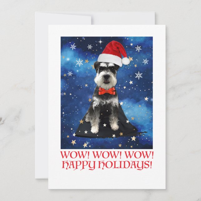 Christmas Schnauzer Ankündigung (Vorderseite)