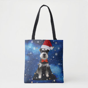 Christmas Schnauzer Tasche
