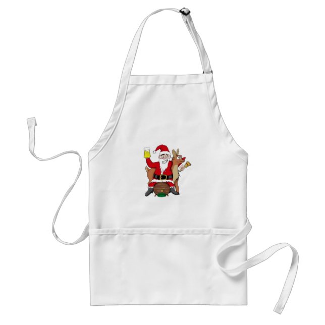 ***CHRISTMAS SCHÜRZE*** MIT SANTA CLAUS SCHÜRZE (Vorne)