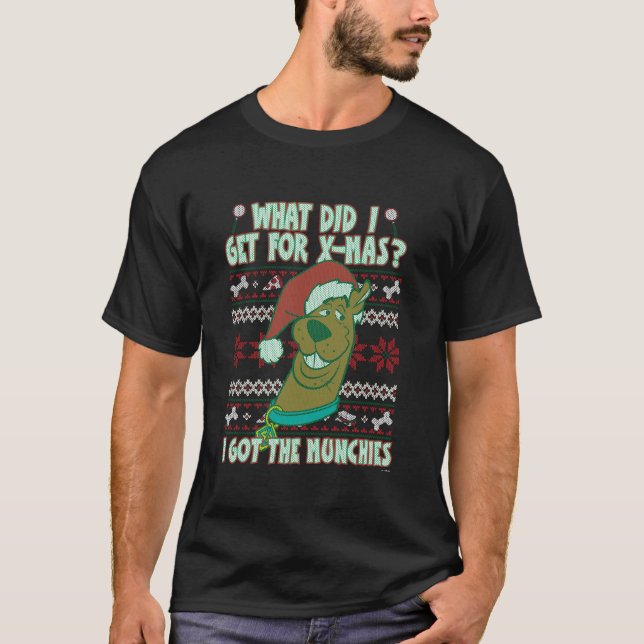 Christmas Scooby Doo Got ich die Munchies Ugly Swe T-Shirt (Vorderseite)