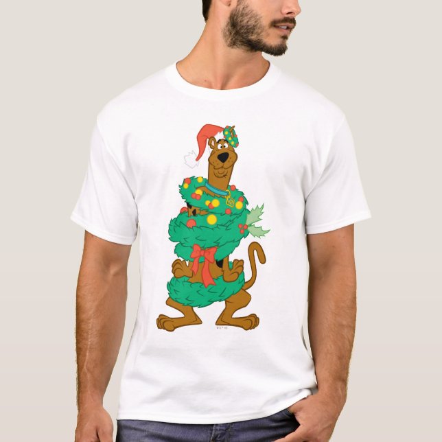 Christmas Scooby Tri-Blend Shirt (Vorderseite)