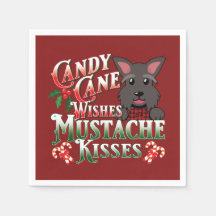 Christmas Scottish Terrier Scottie Dog Decoupage