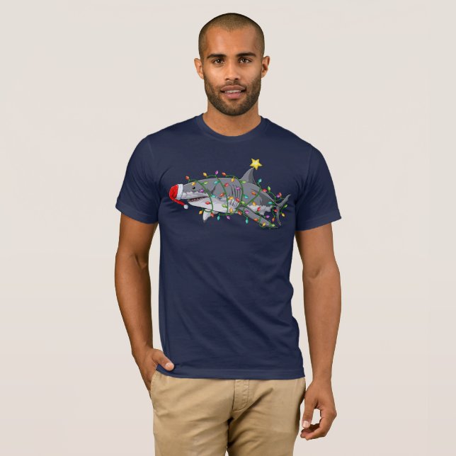 Christmas Shark T-Shirt (Vorne ganz)