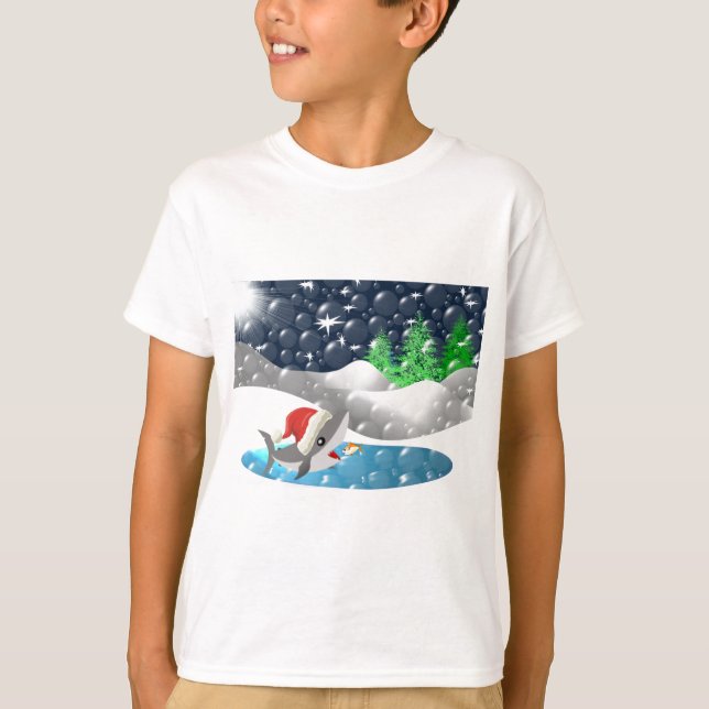 Christmas Shark T-Shirt (Vorderseite)