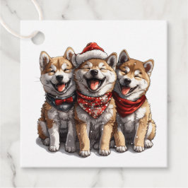 Christmas Shiba Inu Santa Dogs Geschenkanhänger