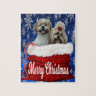 Christmas Shih tzu Dog