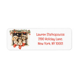 Christmas Shih Tzu Dogs