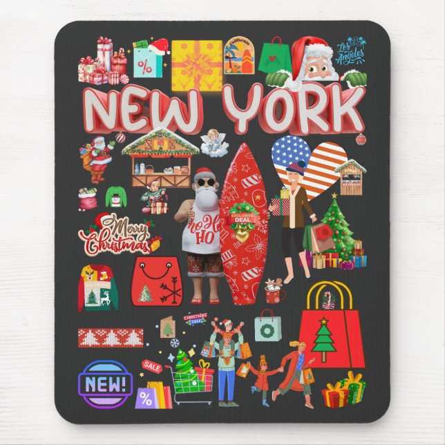 Christmas Shopping Mousepad (Vorne)