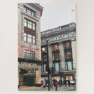 Christmas Shopping, Oxford Street, London, Großbri