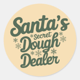Christmas | Silvesteraufkleber Runder Aufkleber