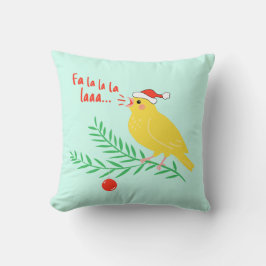 Christmas Singing Canary Kissen