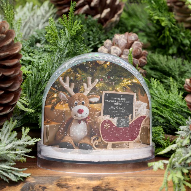 Christmas Sleigh Pregnancy Announcement Schneekugeln (Winter)