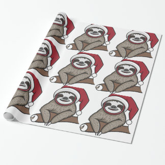 Christmas Sloth Geschenkpapier