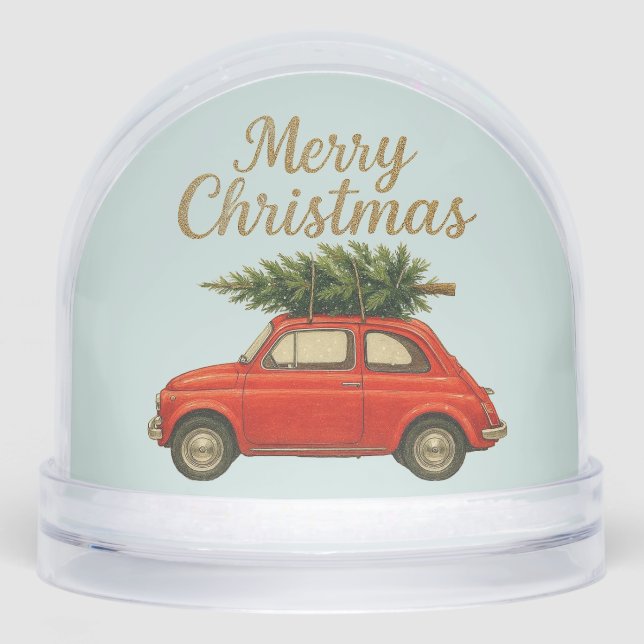 Christmas Snow Globe. (Avant)