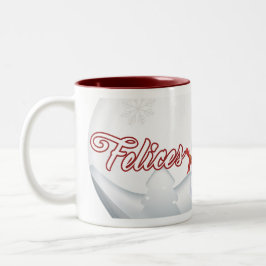 Christmas Snowball Mug Zweifarbige Tasse