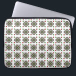 Christmas Snowflake Mandala Laptopschutzhülle<br><div class="desc">A long body pillow featuring a festive red and green snowflake mandala,  perfect for adding holiday cheer to your bedroom.</div>