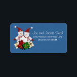 Christmas Snowman Address Labels Adressaufkleber<br><div class="desc">Christmas Snowman Address Labels</div>