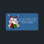 Christmas Snowman Address Labels Adressaufkleber<br><div class="desc">Christmas Snowman Address Labels</div>