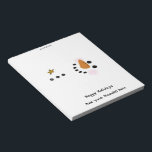 Christmas Snowman Candy Bar Wrapper Gastgeschenk Notizblock<br><div class="desc">Weihnachtsfeiertage Snowman Candy Bar Wrapper Gastgeschenk. 40 Blätter von Wrappern,  die um die Standardgröße Candy Bars falten. Man braucht nur einen Klebeststift. Personalisieren Sie das Gastgeschenk</div>