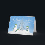 CHRISTMAS - Snowman-Familie - von der ganzen Gang Feiertagskarte<br><div class="desc">Diese Karte ist ideal,  um all Ihren Freunden und der Familie eine Karte zu schicken,  die mit dieser charmanten Snowman-Familie sicher ein Lächeln auf den Gesichtern bringt.</div>