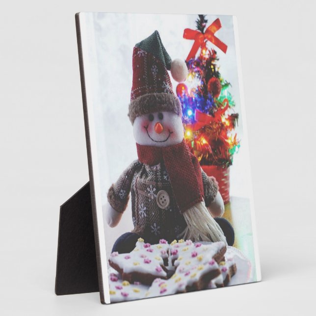 CHRISTMAS SNOWMAN FOTOPLATTE (Seite)