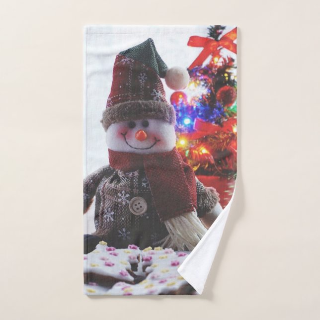 CHRISTMAS SNOWMAN HANDTUCH (Handtuch)