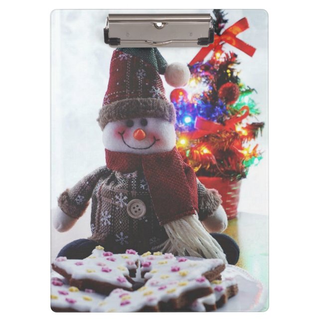 CHRISTMAS SNOWMAN KLEMMBRETT (Vorderseite)